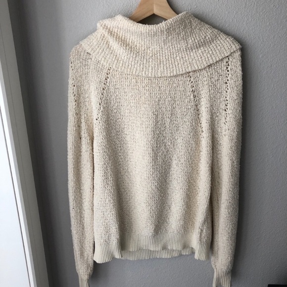 Free People By Your Side sweater in cream - Picture 4 of 5